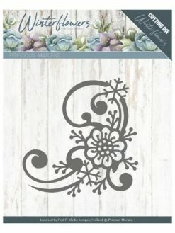 Die Matrice De Découpe Embossage Precious Marieke WINTER FLOWERS 10144