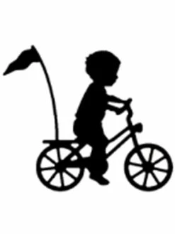 AUTRE Die Petit Garçon Sur Son Vélo