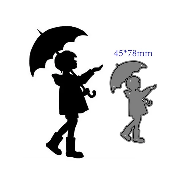 AUTRE Die Petite Garçon Sous Son Parapluie 1 AUTRE Die Petite Garçon Sous Son Parapluie