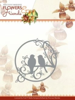 Find It™ Die - PM10233 - Fleurs Et Amis - Cercle Avec Oiseaux