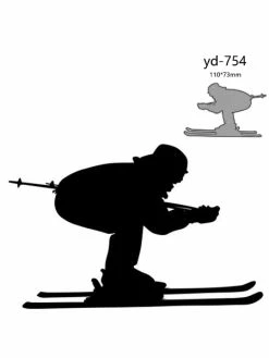 AUTRE Die Skieur Alpin En Descente