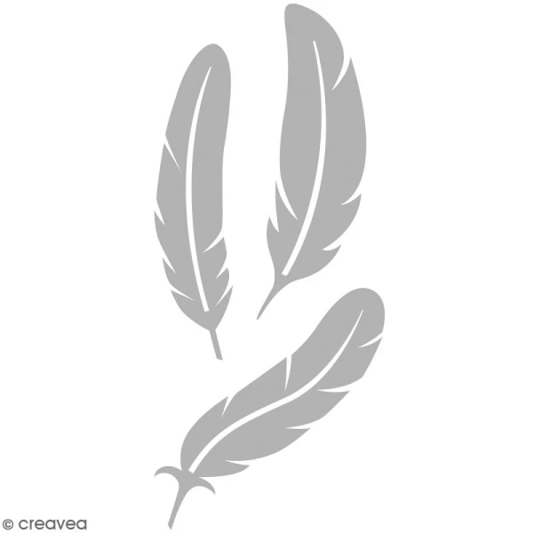 Dies Artemio Plumes - 3 Matrices De Découpe 1 Dies Artemio Plumes - 3 Matrices De Découpe