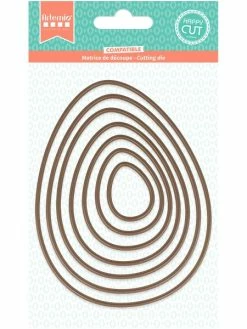 Artemio Dies De Coupe - Oeufs - 3,2 à 12,3 Cm - 7 Pcs