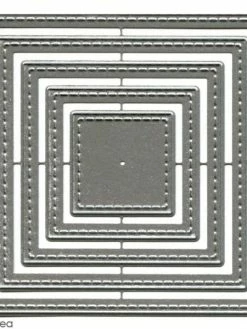 Dies Florilèges Design - Carrés Basiques - 5 Pcs