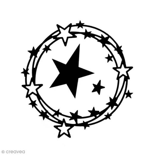 Dies Florilèges Design - Ronde D'étoiles - 3 Pcs 1 Dies Florilèges Design - Ronde D'étoiles - 3 Pcs