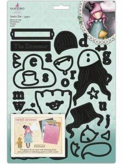 Docrafts Dies - Santoro Gorjuss - Doux Rêves - 37 Pièces + 5 Feuilles Coordonnées