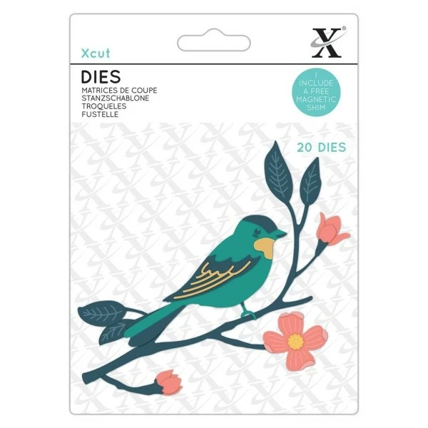 Docrafts Dies Xcut - Oiseau Sur Une Branche 1 Docrafts Dies Xcut - Oiseau Sur Une Branche