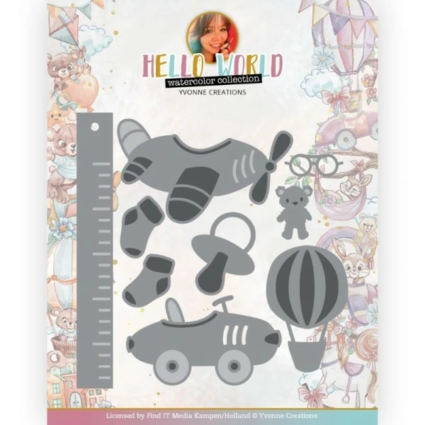 Find It™ Dies - Yvonne Creations - Hello World - YCD10302 - Jouets Pour Bébé 1 Find It™ Dies - Yvonne Creations - Hello World - YCD10302 - Jouets Pour Bébé