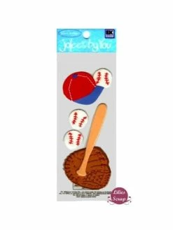 Jolee's Boutique Embellissements Baseball Jolee's Scrapbooking