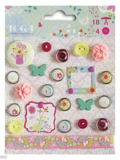 Draeger By Toga Embellissements So Fresh - 22 Pcs + 1 Ruban