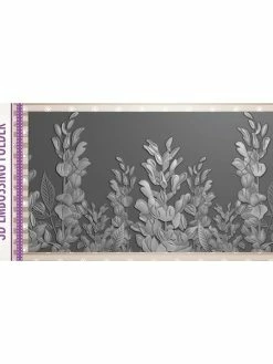 NELLIE S CHOICE Embossing Folder Classeur De Gaufrage 10 X 21 Cm FLEUR LUPIN 049