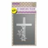 NELLIE S CHOICE Embossing Folder Classeur De Gaufrage 10,5 X 14,8 Cm CROIX FLEUR LYS 010
