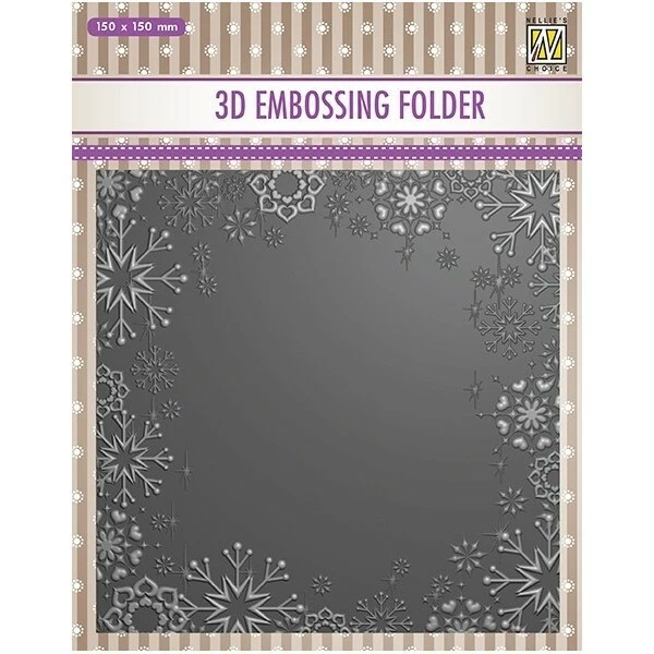 NELLIE S CHOICE Embossing Folder Classeur De Gaufrage 15 X 14,5 Cm GIVRE 015 1 NELLIE S CHOICE Embossing Folder Classeur De Gaufrage 15 X 14,5 Cm GIVRE 015