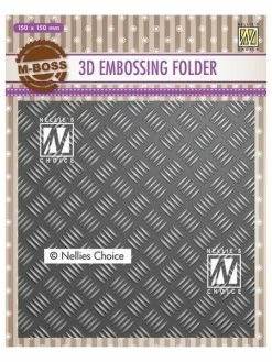 NELLIE S CHOICE Embossing Folder Classeur De Gaufrage 15 X 14,5 Cm TEXTURE 024