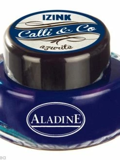 Aladine Encre Calligraphie Bleu Azurite 15 Ml