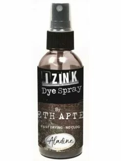 Aladine Encre En Spray Izink Dye - Noir Réglisse - 80 Ml