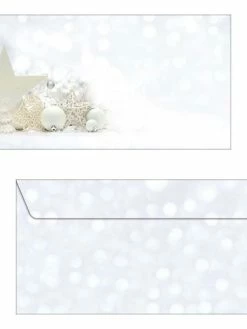 Sigel Enveloppe à Motif De Noël "White Stars" - DL