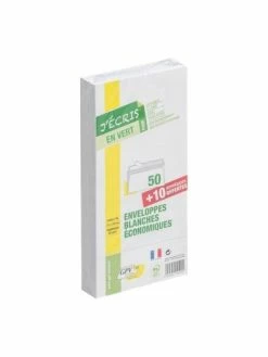 Enveloppes Blanches 110X220 - 50+10 Offertes - Gpv