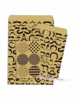 Enveloppes Papier Kraft Bo Bunny - 7 Pièces