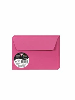 CLAIREFONTAINE Enveloppes "Pollen" - C6 - Rose Fuchsia