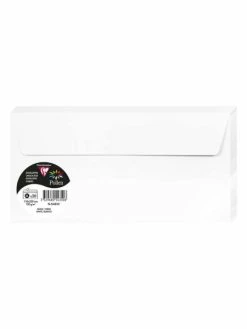 CLAIREFONTAINE Enveloppes "Pollen" - DL - Blanc