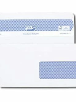 Gpv Enveloppes "Secure" DL+ - Par 100 - Avec Fenêtre