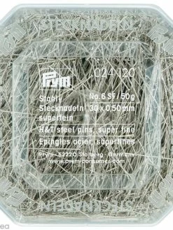 Prym Épingle N°6 En Acier - 30 X 0,5 Mm - 50 G