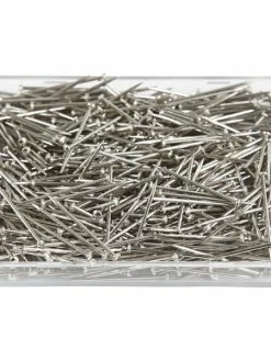 Creativ Company Epingles à Tête Argentées - Longueur 16 Mm - Environ 500 Pcs