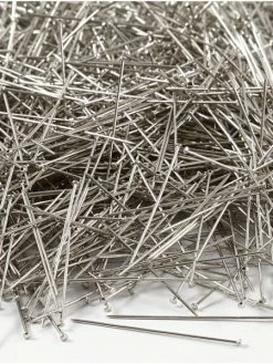 Creativ Company Epingles à Tête Argentées - Longueur 37 Mm - Environ 4500 Pcs