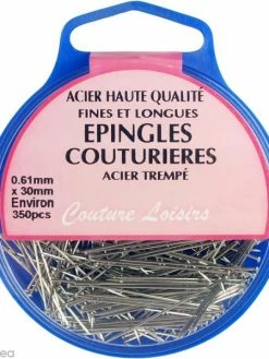 Couture Loisirs Epingles Couturières Haute Qualité En Acier Trempé - 350 Pcs