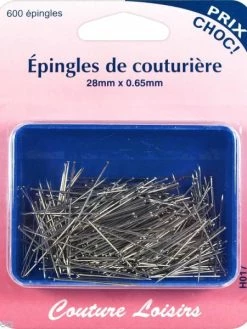 Couture Loisirs Epingles De Couturière - 600 Pcs