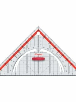 MAPED Equerre Géo Technic, Hypoténuse:260 Mm, En Plastique