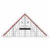 M+R Equerre Géométrique, Plexiglas - Hypoténuse : 230 Mm