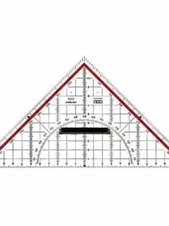 M+R Equerre Géométrique, Plexiglas - Hypoténuse : 230 Mm