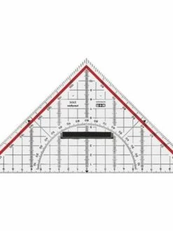 M+R Equerre Géométrique, Plexiglas - Hypoténuse : 250 Mm