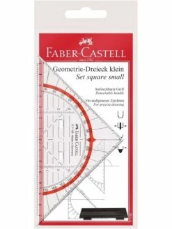 Faber-Castell Equerre Rapporteur BK 1 - Hypoténuse : 140 Mm