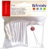 Artemio Étiquette En Papier Avec Fil Métal - 3 X 5,5 Cm - 50 Pcs