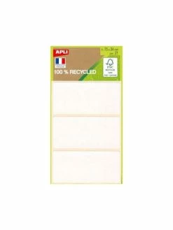 Apli Agipa Etiquette Multi-usages, 34 X 75 Mm, 100 % Recyclé - Blanc - Agipa