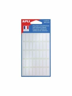 Apli Agipa Etiquette Multi-usages, 8 X 20 Mm - Blanc - Agipa