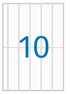 Apli Agipa Etiquette Universelle, 100 X 24 Mm, Coins Arrondis - Agipa