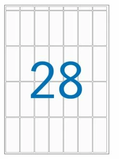 Apli Agipa Etiquette Universelle, 18,5 X 48,5 Mm, Coins Arrondis - Agipa