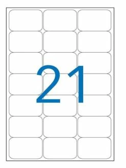 Apli Agipa Etiquette Universelle, 63,5 X 38,1 Mm, Coins Arrondis - Agipa