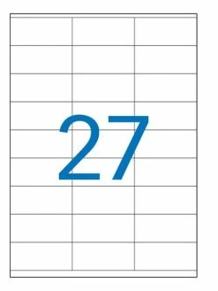 Apli Agipa Etiquette Universelle, 70 X 31 Mm, Coins Droits