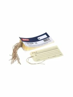 Apli Agipa Etiquettes à Bagage, Imprimées Avec Ficelle