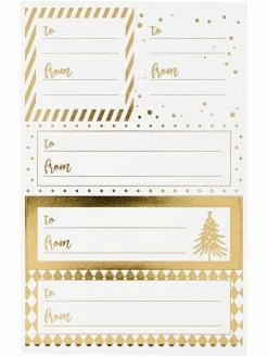 Creativ Company Etiquettes Adhésives Or - Noël - 20 Pcs