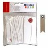 AUCUNE Etiquettes Blanches Fil Métal + 20 étiquettes Kraft Fanion