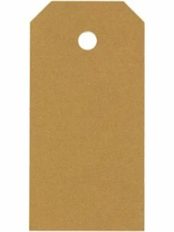 Creativ Company Etiquettes Cadeaux, Or, Dim. 4x8 Cm, 250 Gr, 1000 Pièce/ 1 Pq.