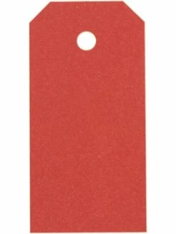 Creativ Company Etiquettes Cadeaux, Rouge, Dim. 4x8 Cm, 250 Gr, 1000 Pièce/ 1 Pq.