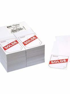 Apli Agipa Etiquettes D'affichage Prix "Soldé" - 50 X 125 Mm