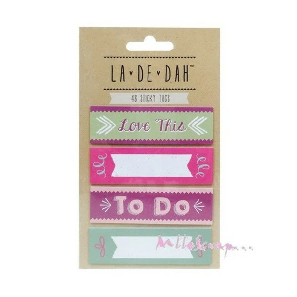 Etiquettes Façon Post It - Grant Studio - 48 Pièces 1 Etiquettes Façon Post It - Grant Studio - 48 Pièces